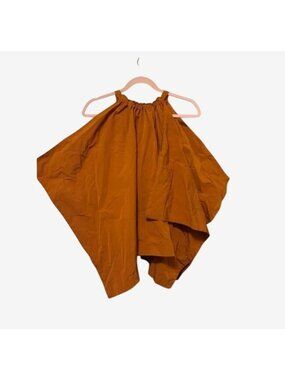 Natori Taffeta Handkerchief Top Medium Amber Adjustable Halter